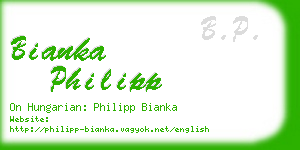 bianka philipp business card